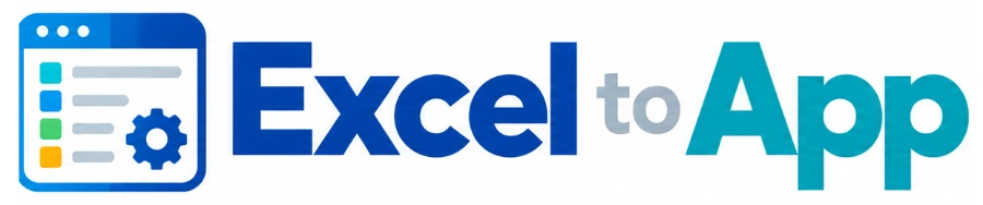 Excel to App logo